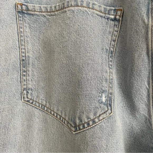 AGOLDE Riley High Rise Slim Straight Crop Jean in Reputation - Picture 4 of 13